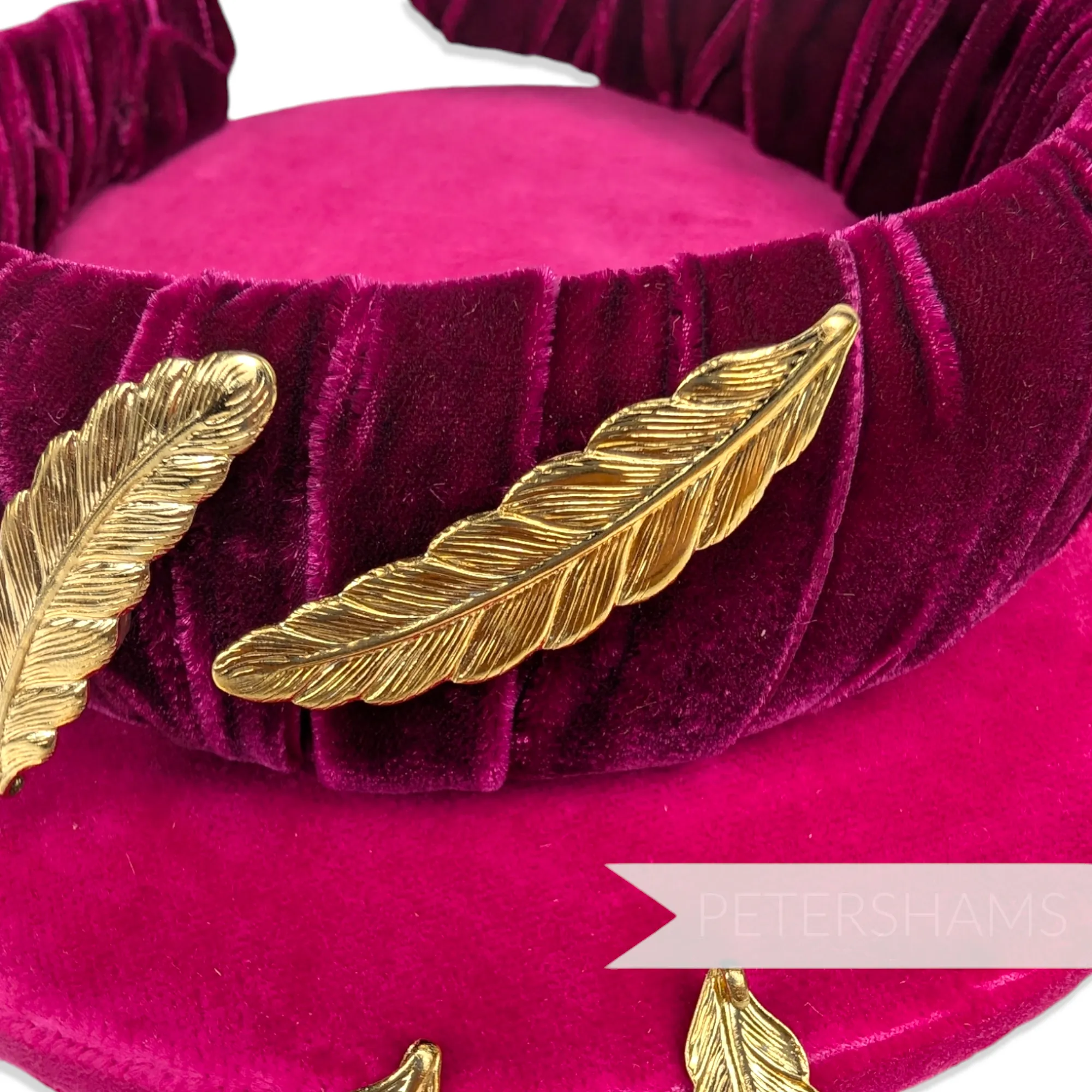 50mm Vintage 1980's Intricate Feathery Leaves - 12 Pieces