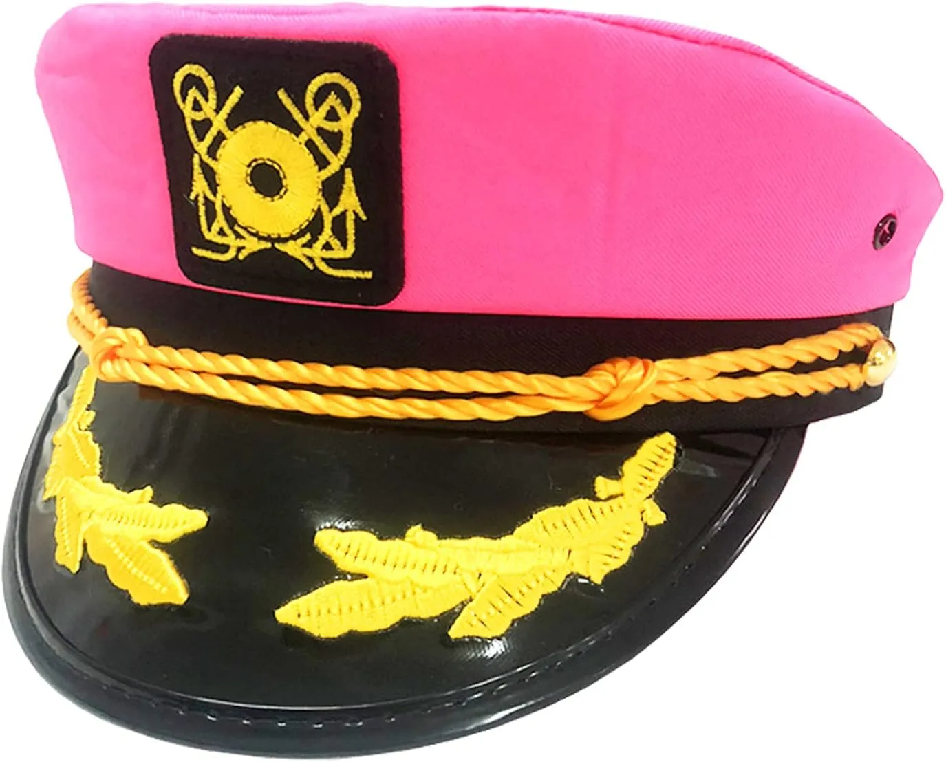 6PC Yacht Captain Hat Nautical Themed Sailor Boat Ship Sailor Party Hats Navy Marines Admiral Cap