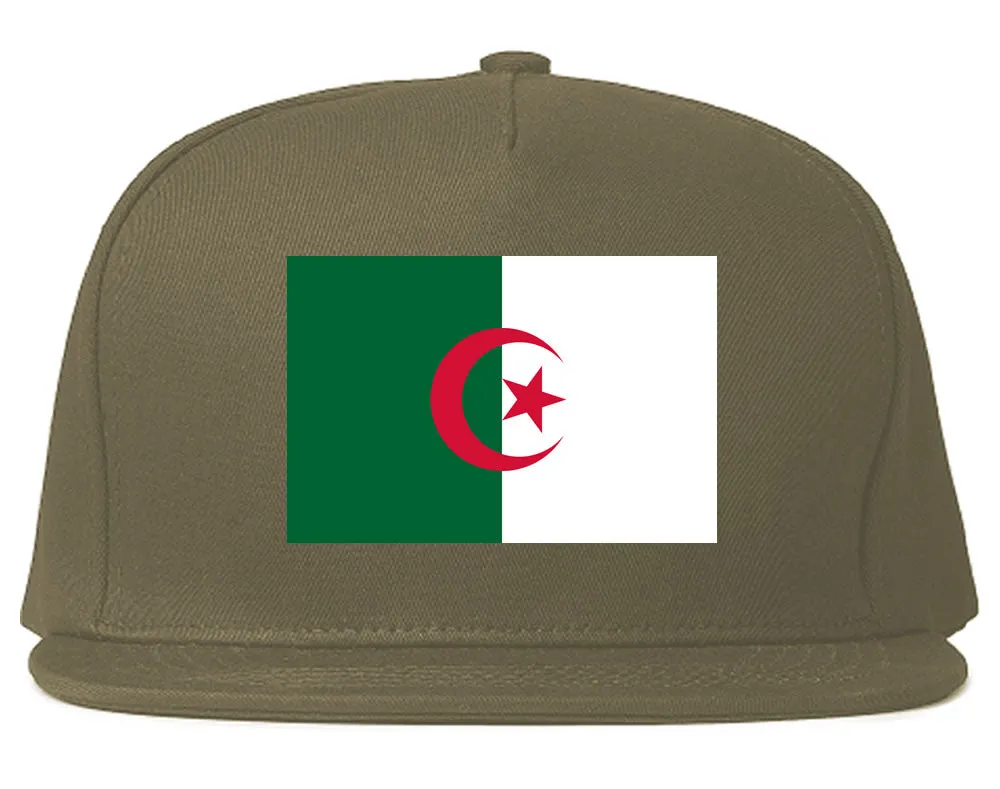 Algeria Flag Country Printed Snapback Hat Cap