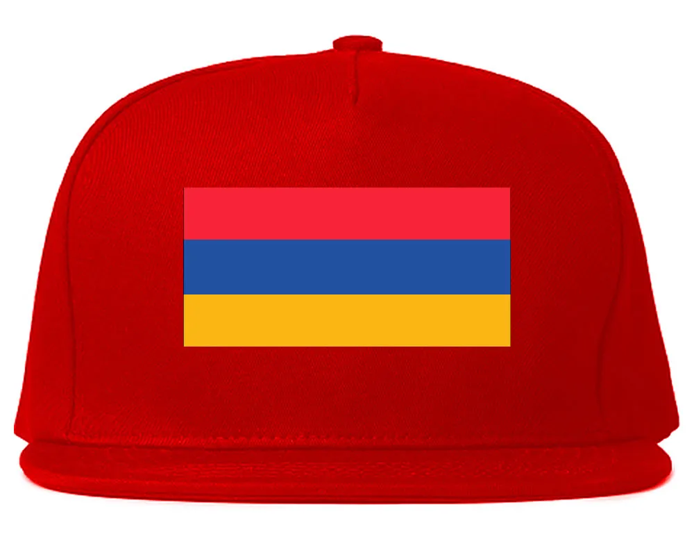 Armenia Flag Country Printed Snapback Hat Cap