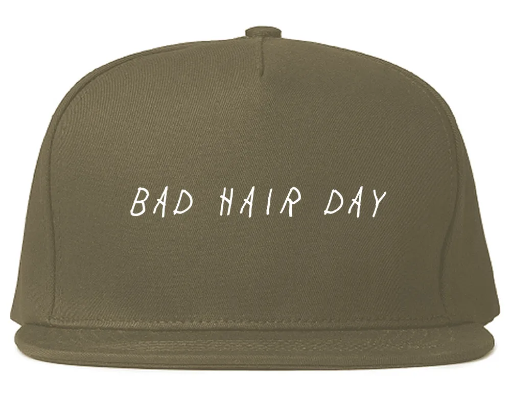 Bad Hair Day Mens Snapback Hat