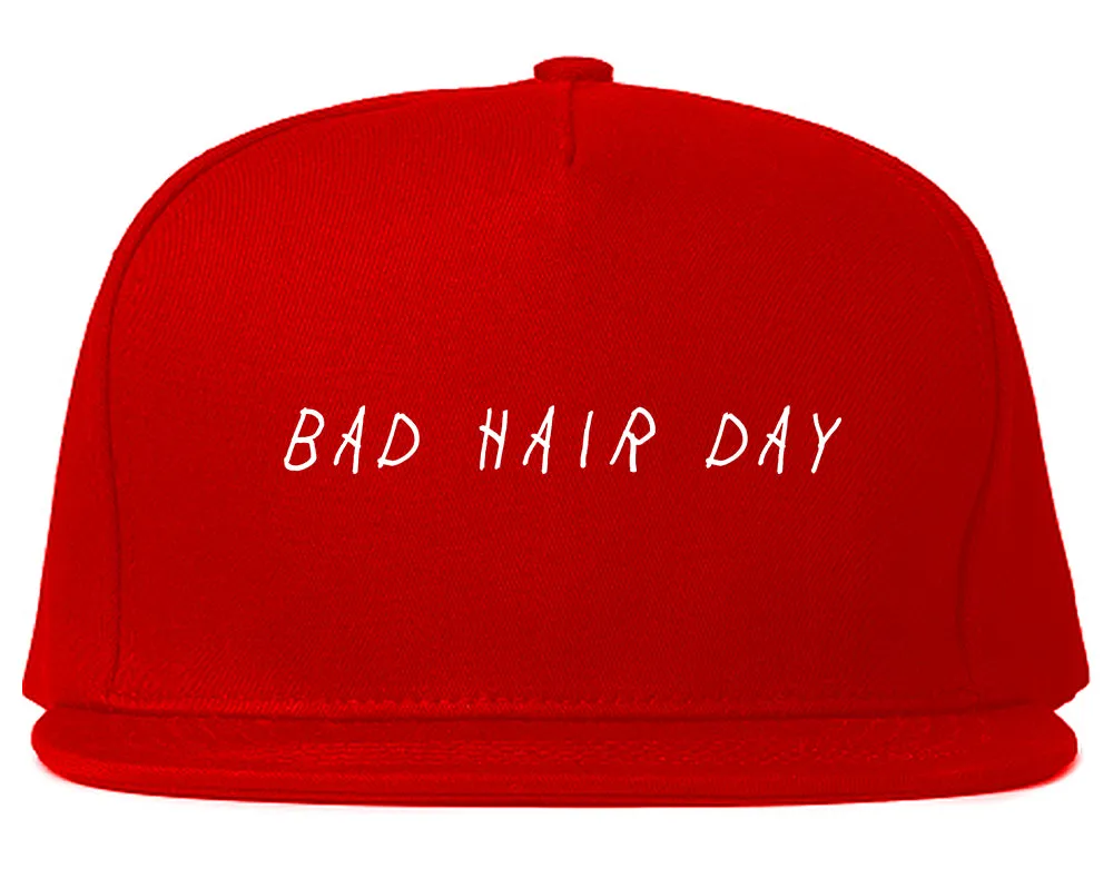 Bad Hair Day Mens Snapback Hat