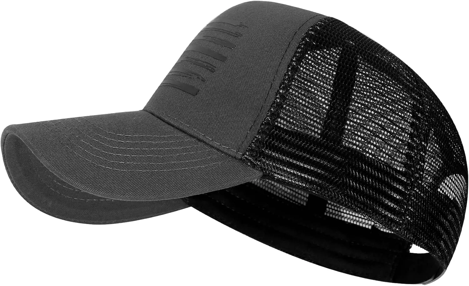 Baseball Cap, American Flag Trucker Hat for Men Women, Breathable Adjustable Fit Outdoor Mesh Snapback Hats