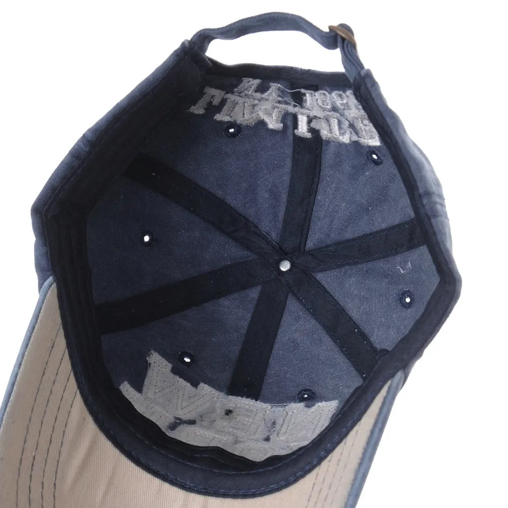 Baseball Cap Washed Distressed Trucker Hat New York DW1516