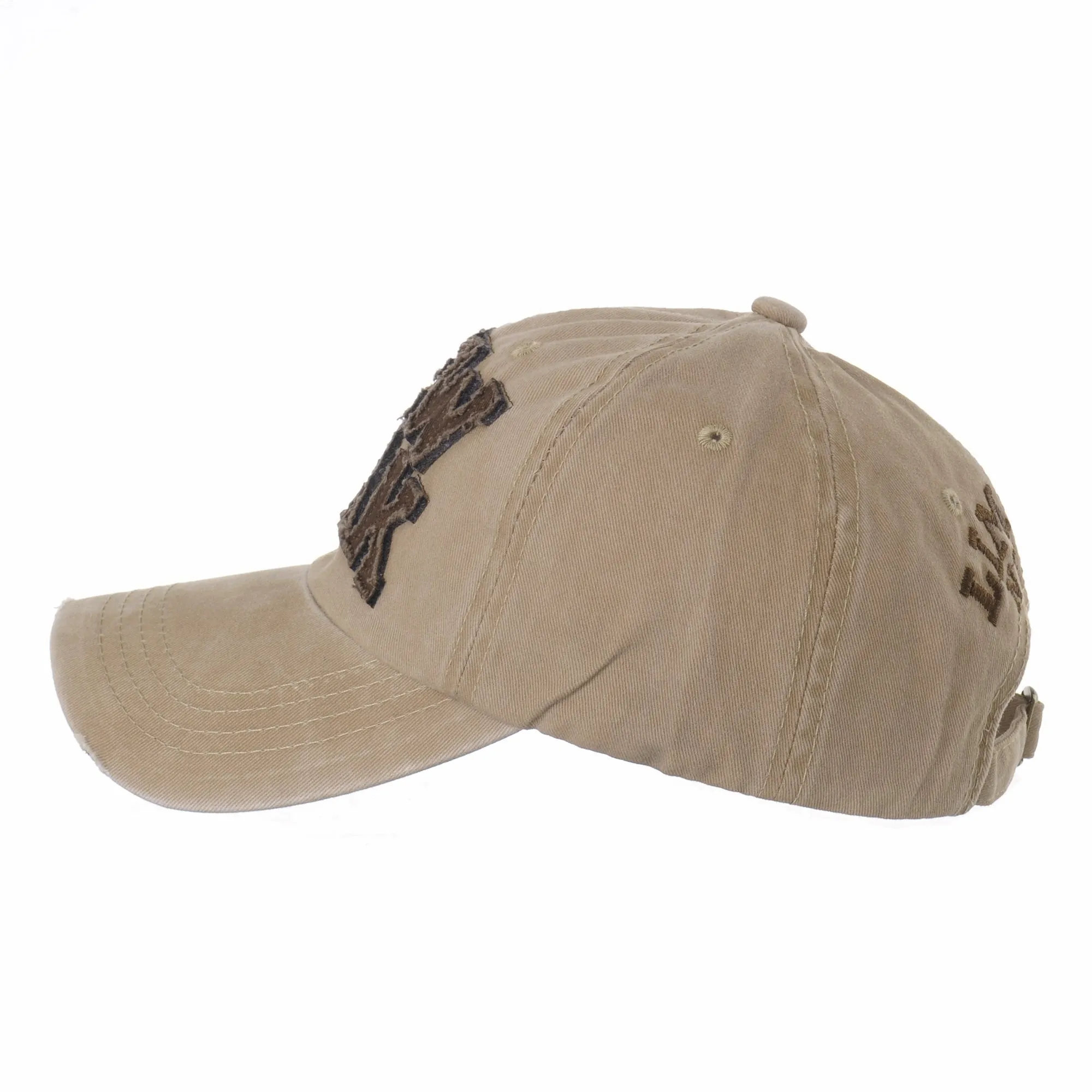 Baseball Cap Washed Distressed Trucker Hat New York DW1516