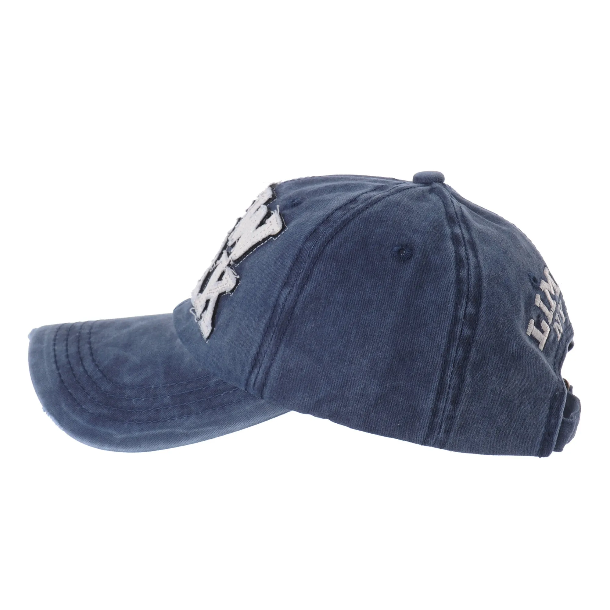 Baseball Cap Washed Distressed Trucker Hat New York DW1516