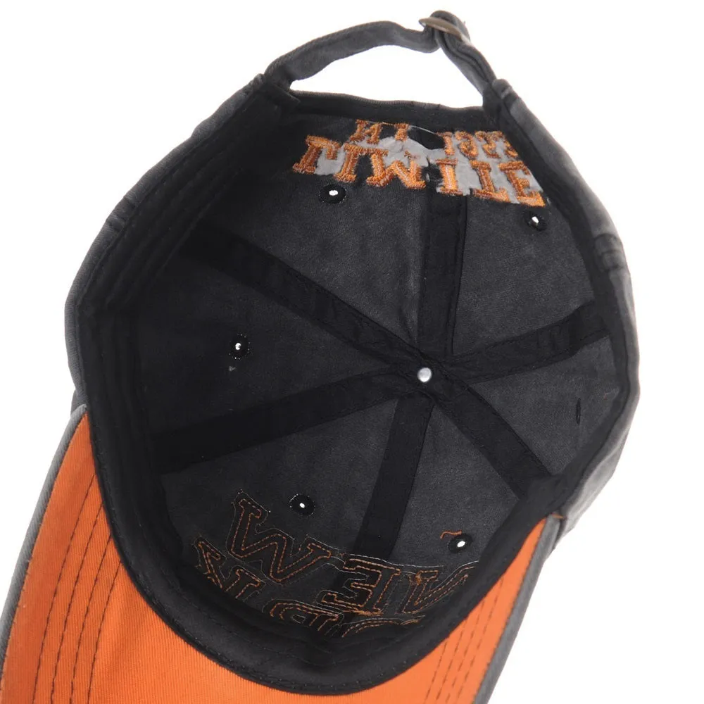 Baseball Cap Washed Distressed Trucker Hat New York DW1516
