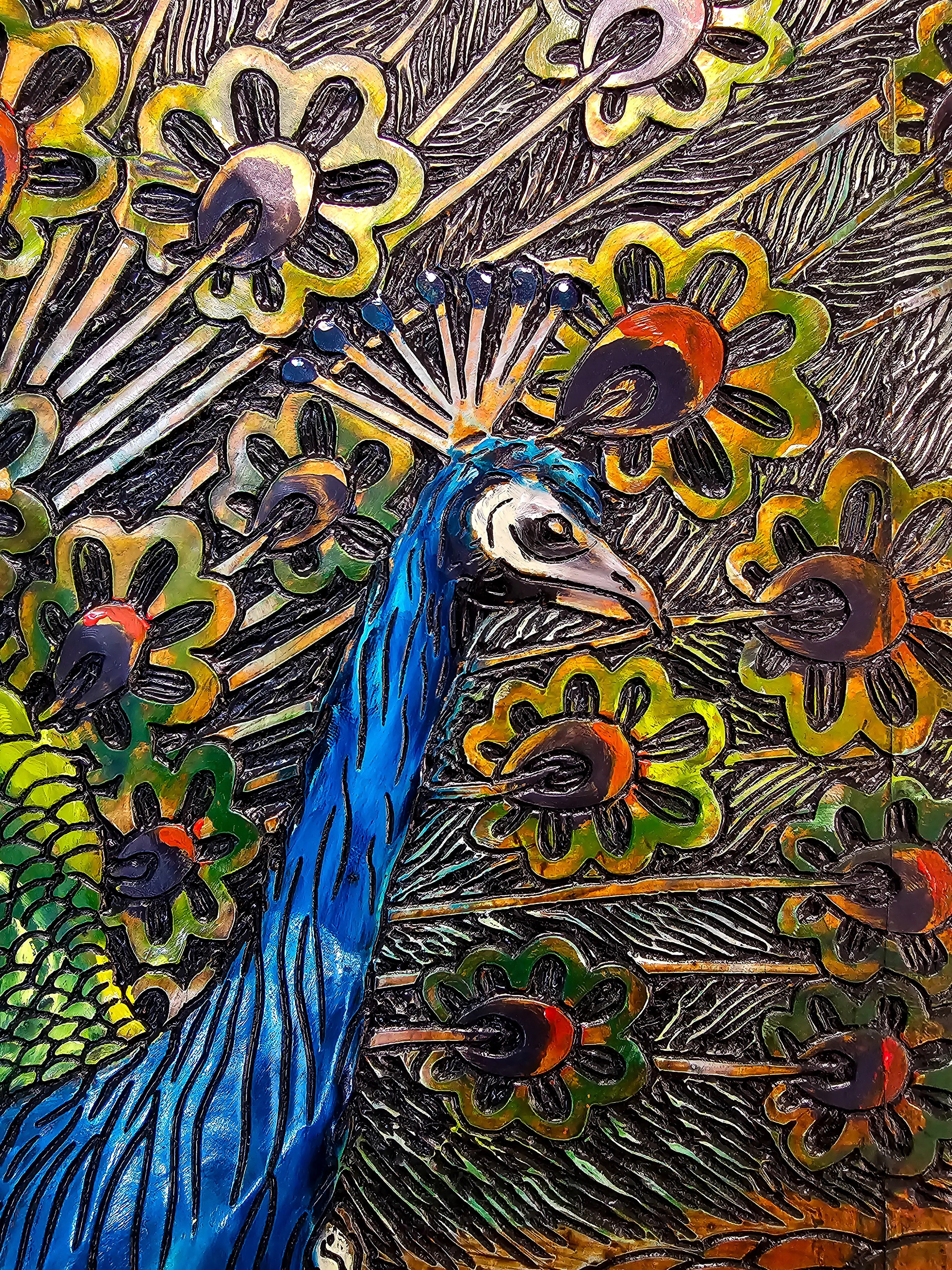 Beautiful Peacock 2024 by Orowole Oluwole