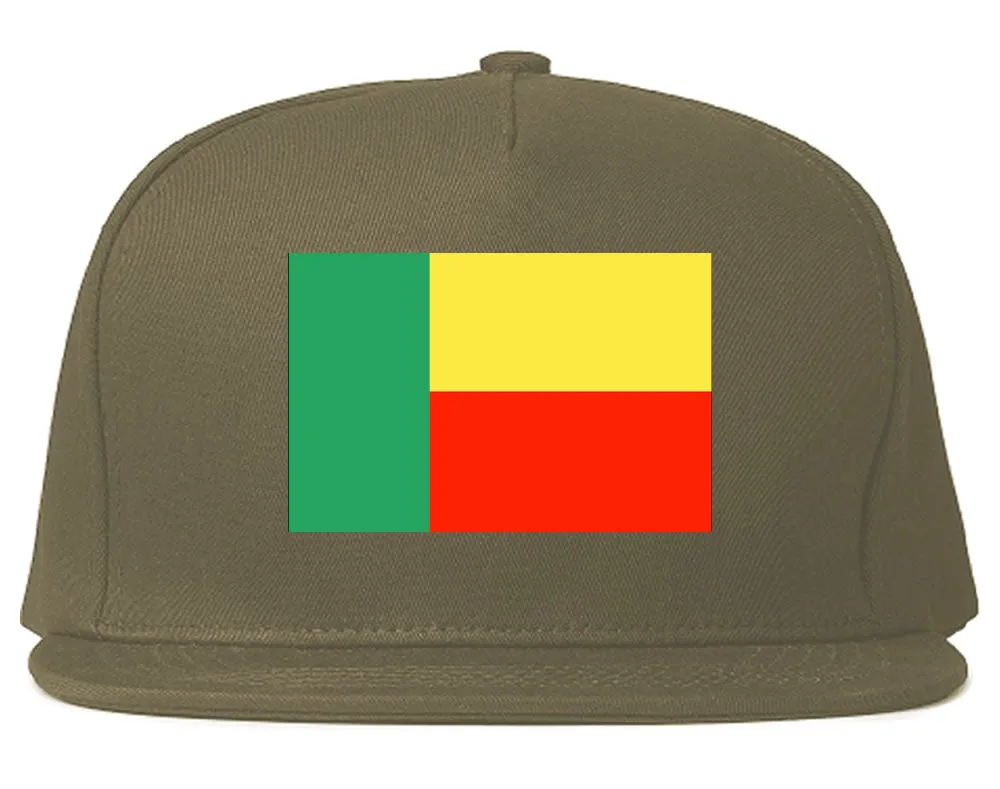 Benin Flag Country Printed Snapback Hat Cap