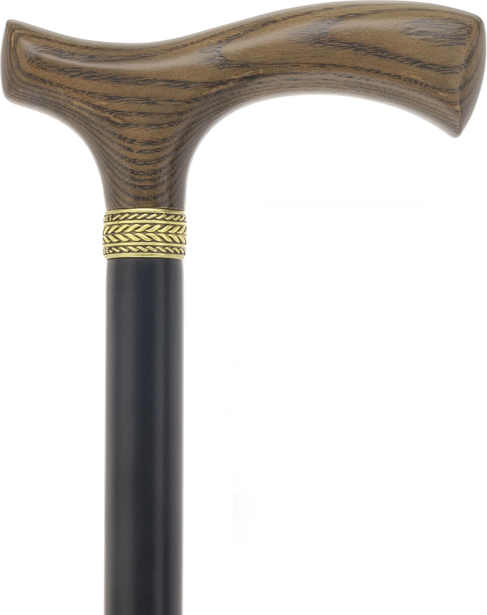Black Ash Comfort Fritz Cane: Sleek Beechwood Shaft