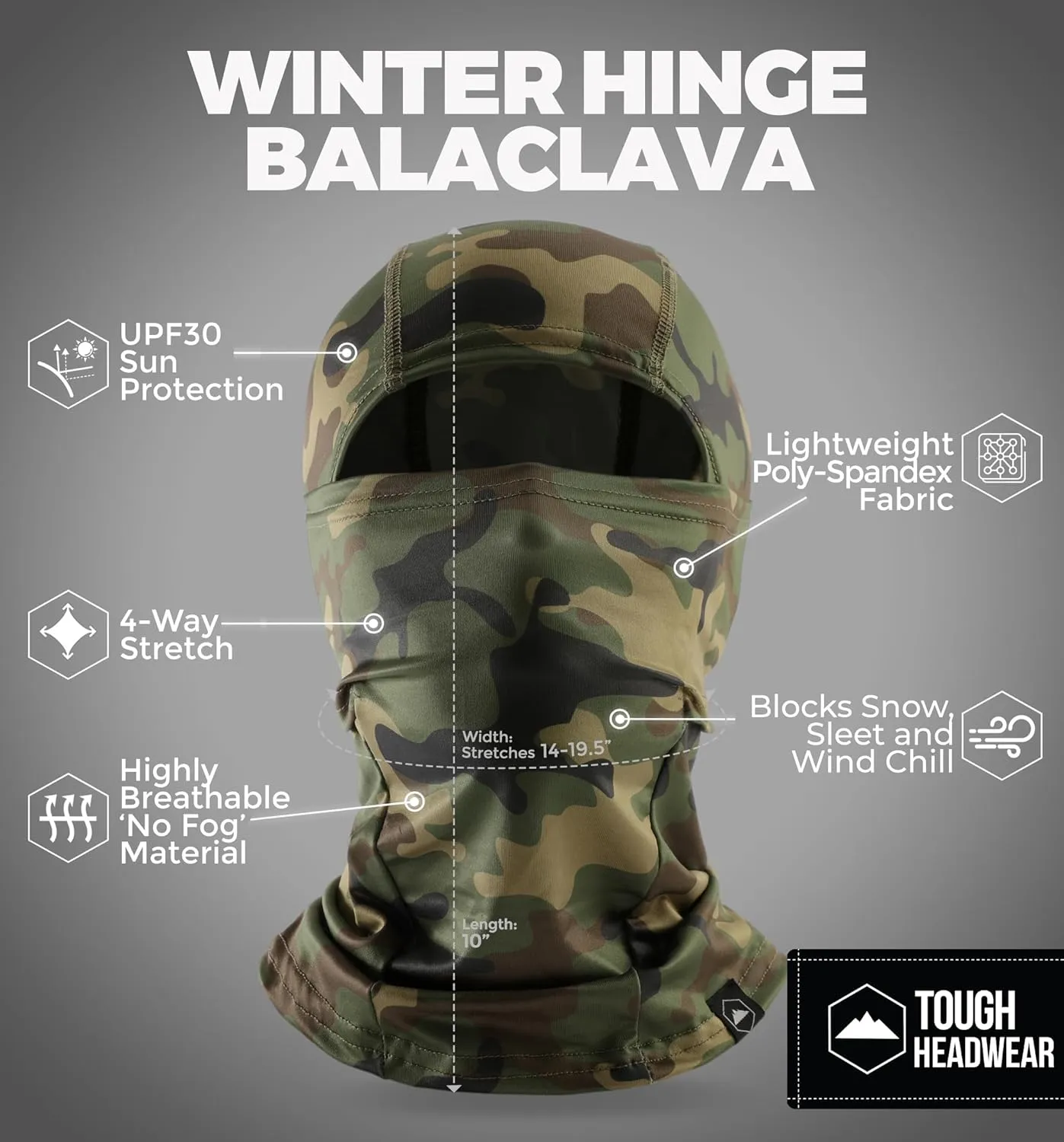 Black Balaclava Ski Mask - Summer Balaclava,Motorcyle Face Mask,Bike Mask & Shiesty Mask- Balaclava Face Mask for Men & Women