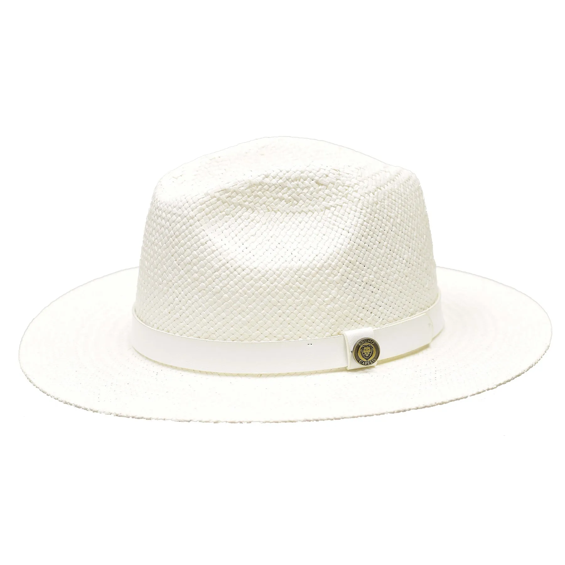 Bruno Capelo Cali Wide Brim Pinch Front Straw Fedora