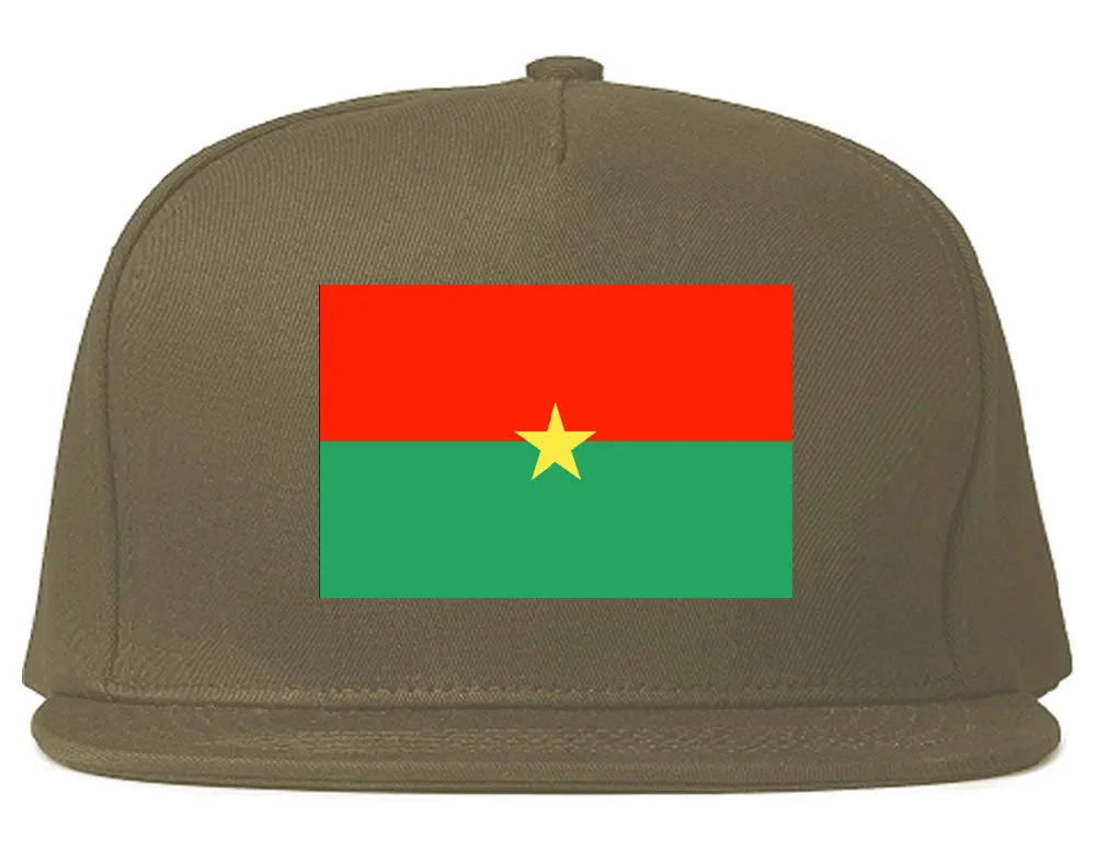 Burkina Faso Flag Country Printed Snapback Hat Cap