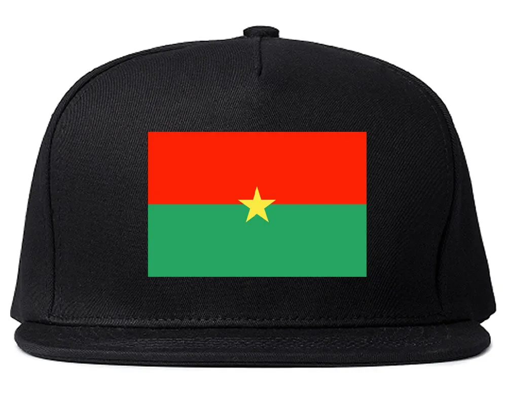Burkina Faso Flag Country Printed Snapback Hat Cap