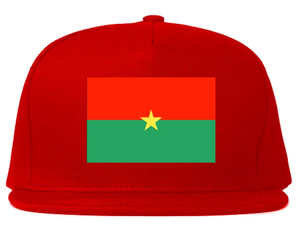 Burkina Faso Flag Country Printed Snapback Hat Cap