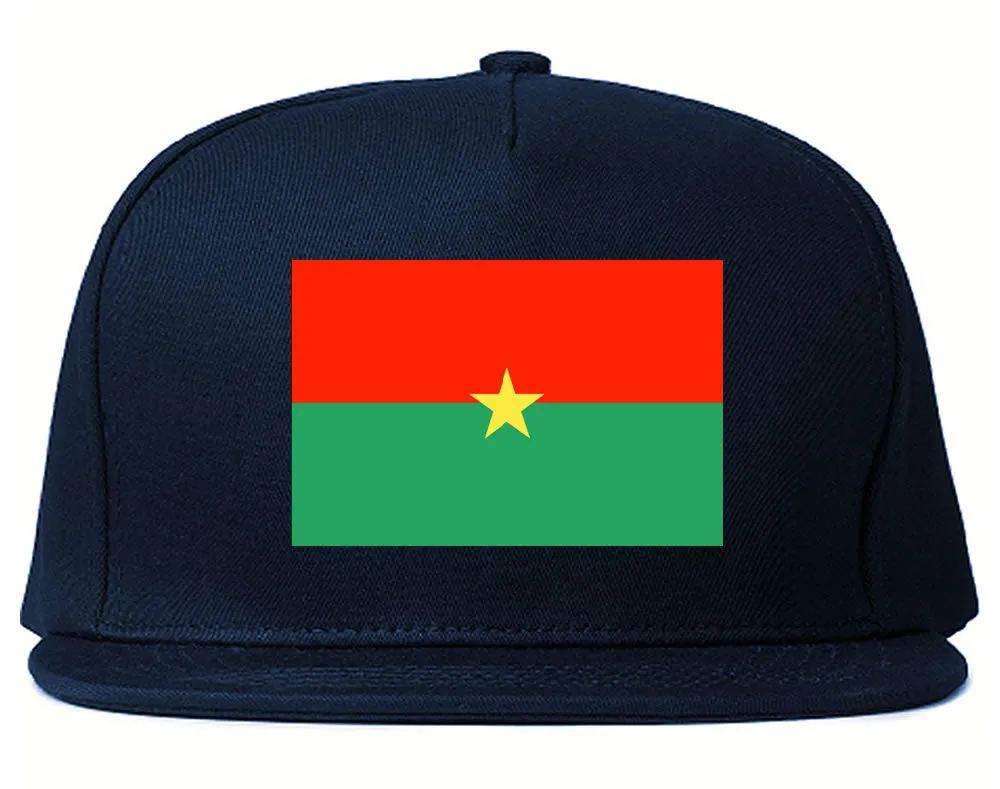 Burkina Faso Flag Country Printed Snapback Hat Cap