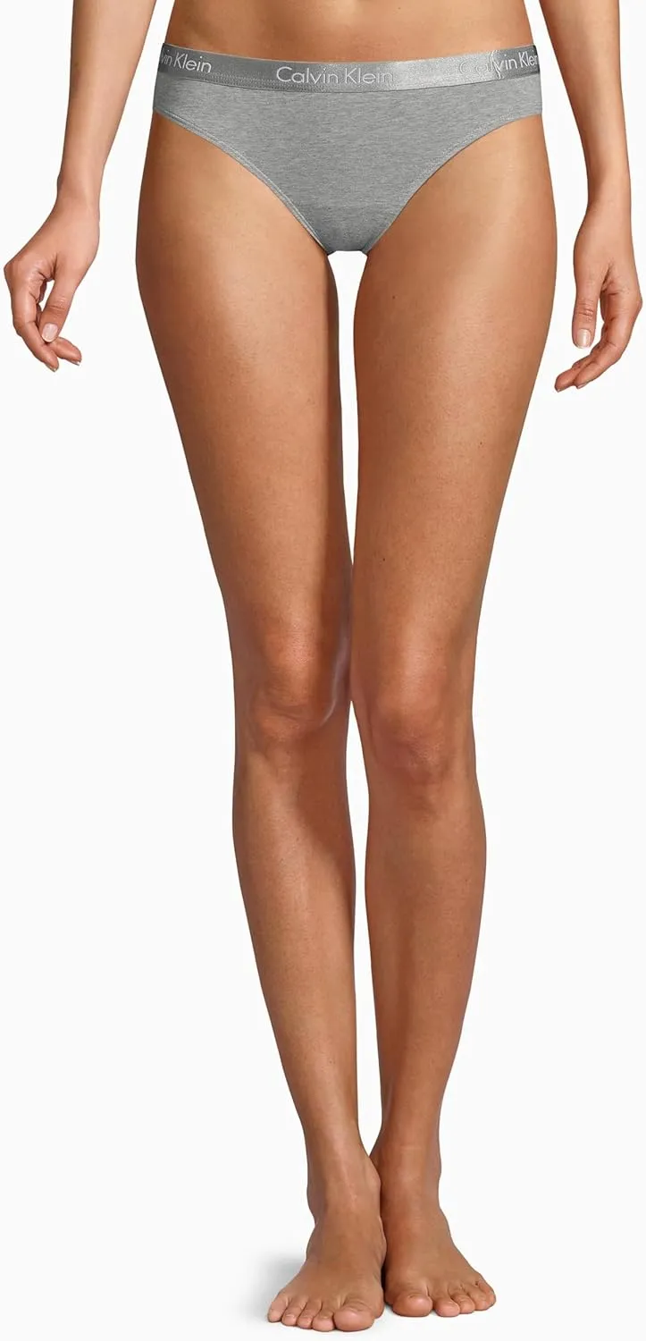Calvin Klein Women's Motive Cotton Multipack Bikini Panty