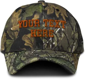 Camo Baseball Cap Custom Personalized Text Hunting Dad Hats for Men & Women