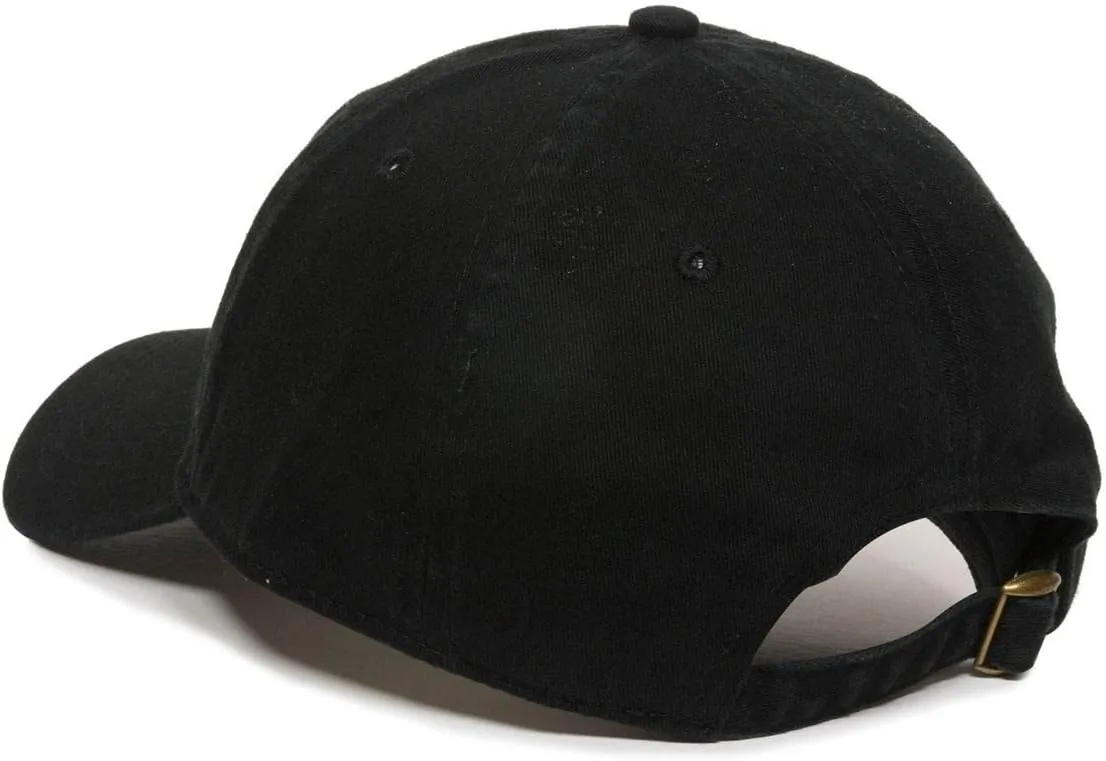 Cat Baseball Cap Embroidered Cotton Adjustable Dad Hat