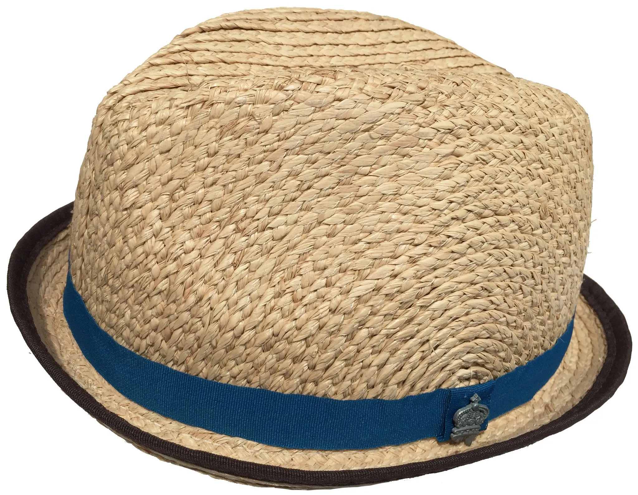 Christys Crown Raffia Snap Brim Fedora