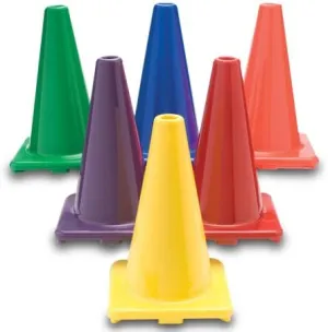 Color My Class 12 Inch Game Cones Set of 6