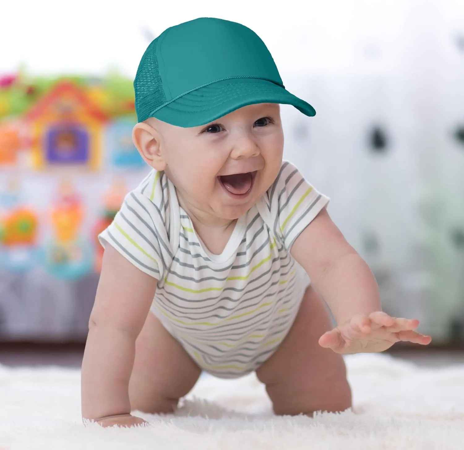 DALIX Infant Trucker Hat Baby Girl Boys Cap Extra Small Kids Children Adjustable