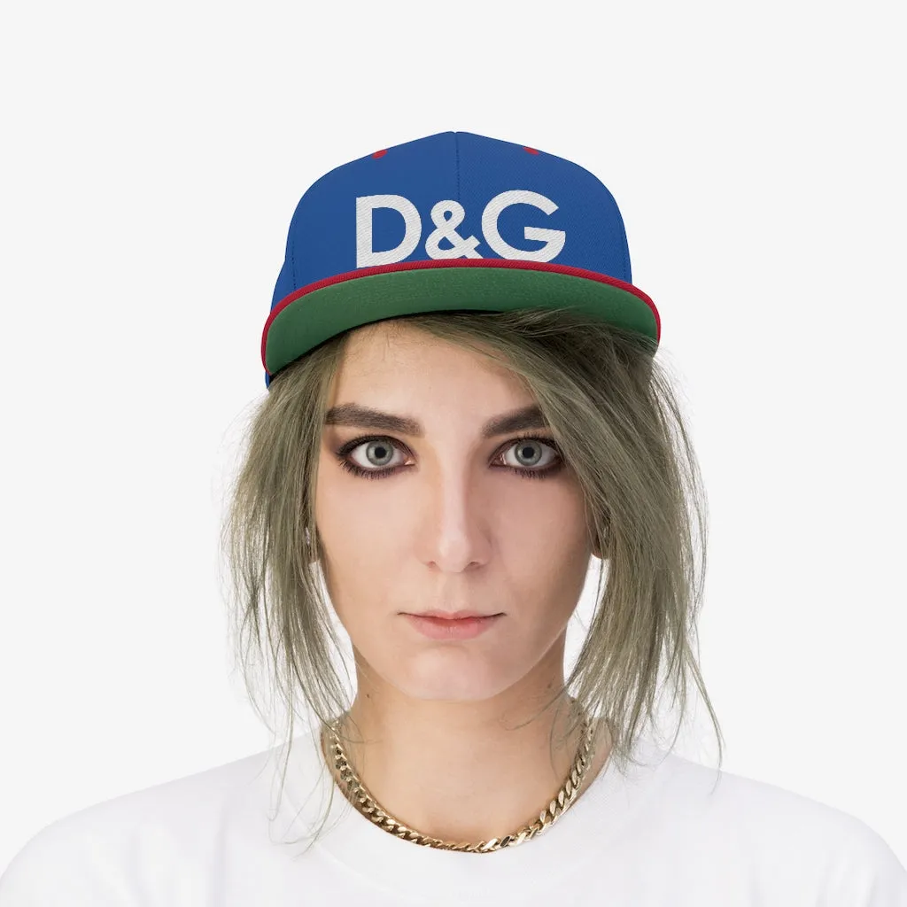 D&G Flat Bill SNAPBACK