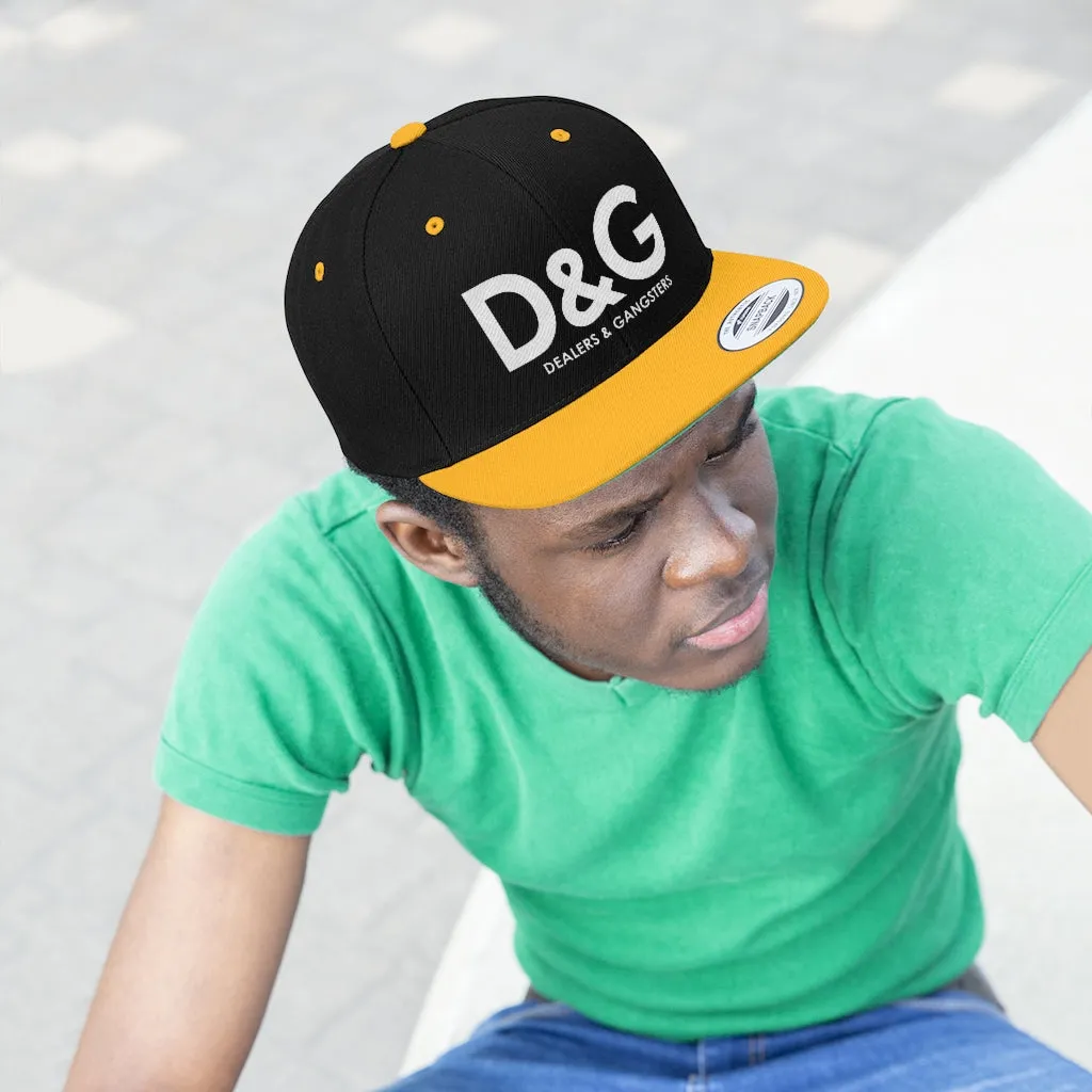 D&G Flat Bill SNAPBACK