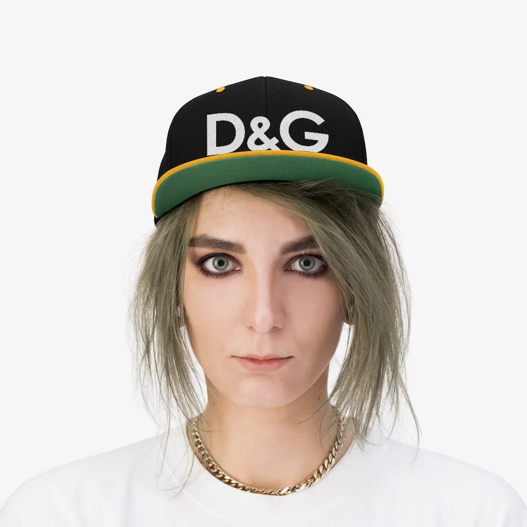 D&G Flat Bill SNAPBACK