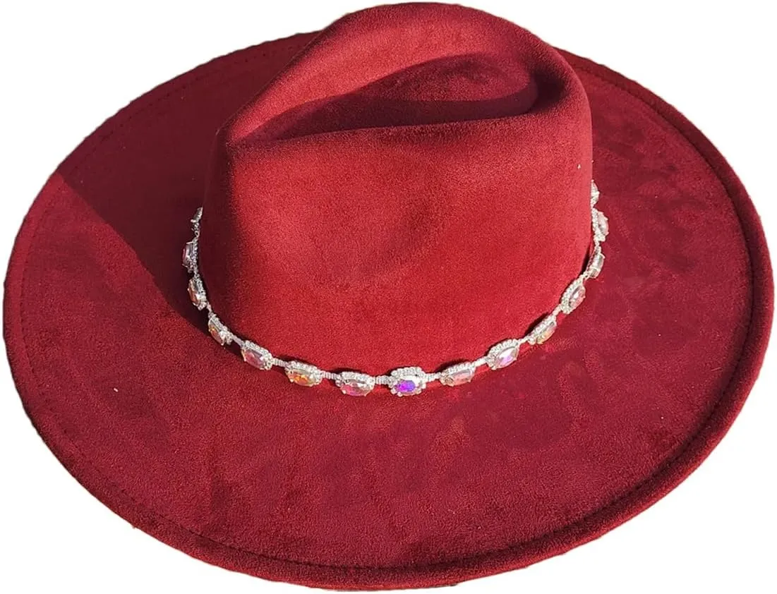 Dcvmvmn Men's and Women's Fedora Hat Jazz Hat Gentleman Hat