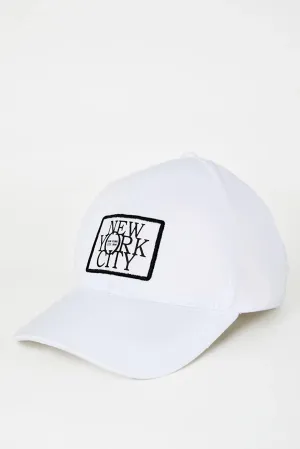 Defacto Women's White Cotton Cap Hats