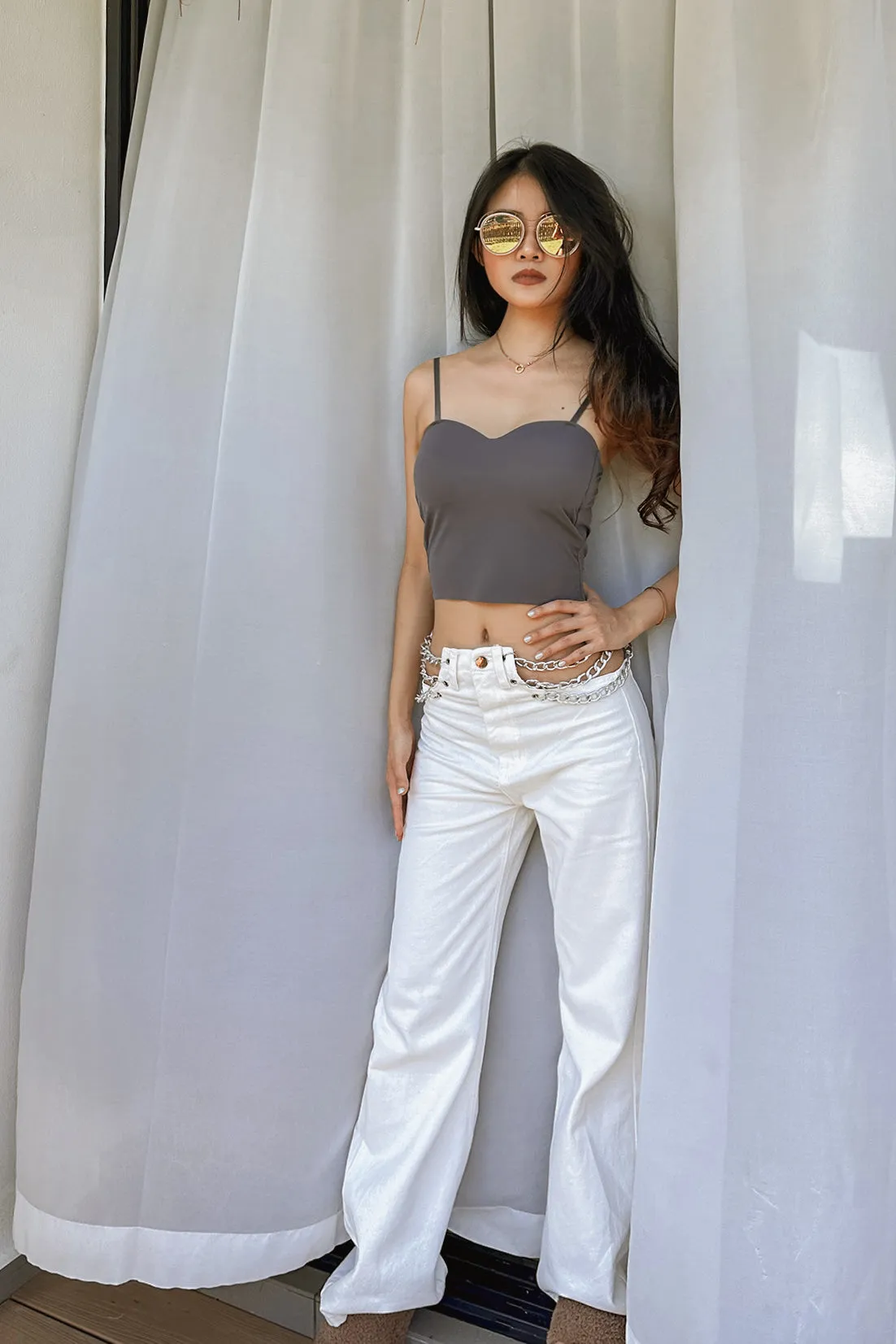 Enov Basic Essential Camisole in Grey