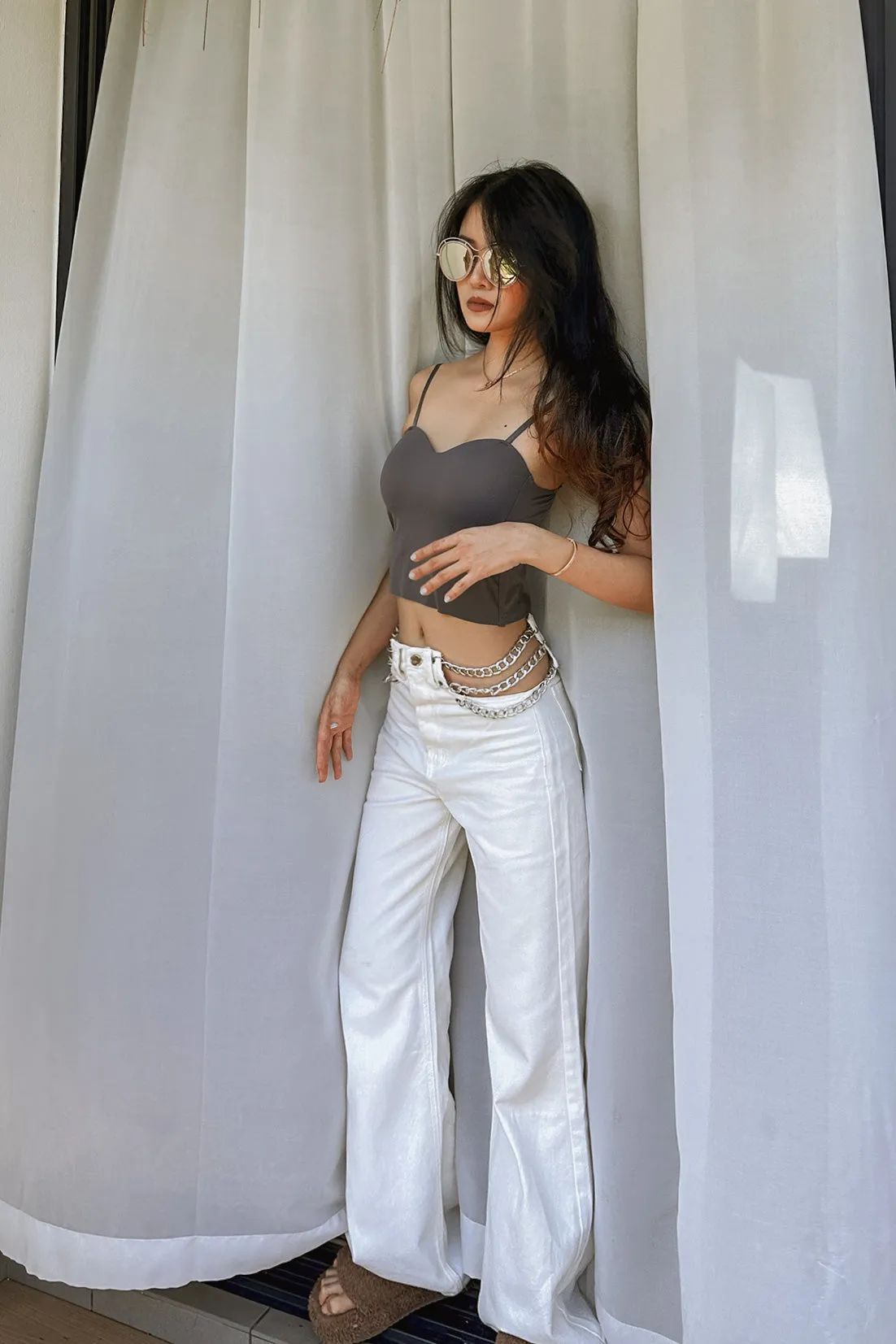 Enov Basic Essential Camisole in Grey