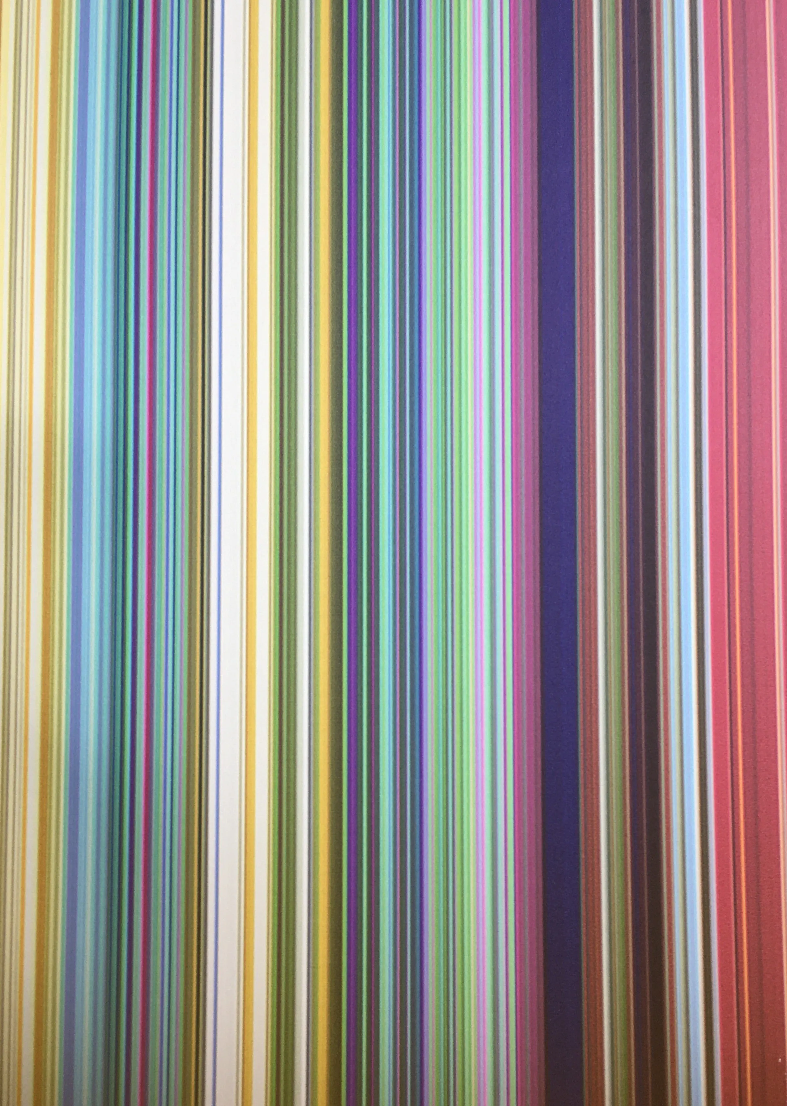Fine Stripe Wallpaper - Multicoloured
