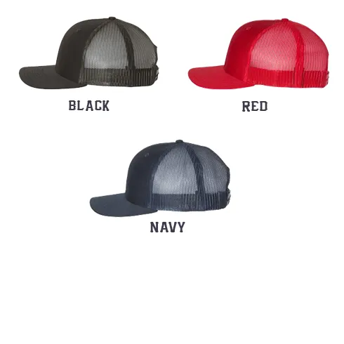 Fire 2 Line Custom Hat - Snapback Trucker