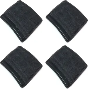 Helmet Chin Padding Kit Bicycle Replacement Universal Foam Pads Chin Set Helmet Cushions for Bike Cycling Motorcycle Helmet (4 BlackMF)