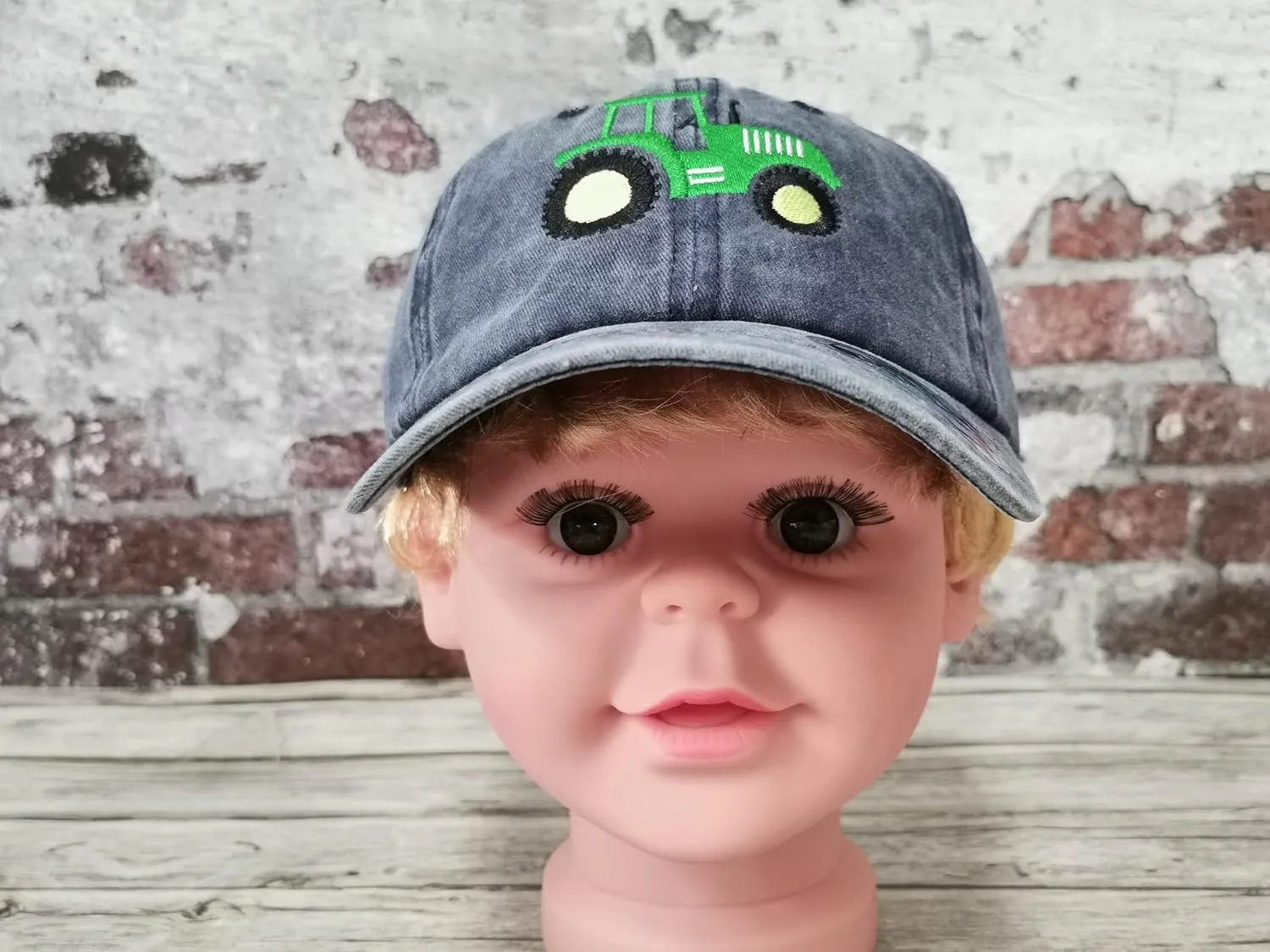Hepandy Embroidered Farm Tractor Hats for Boys Girls