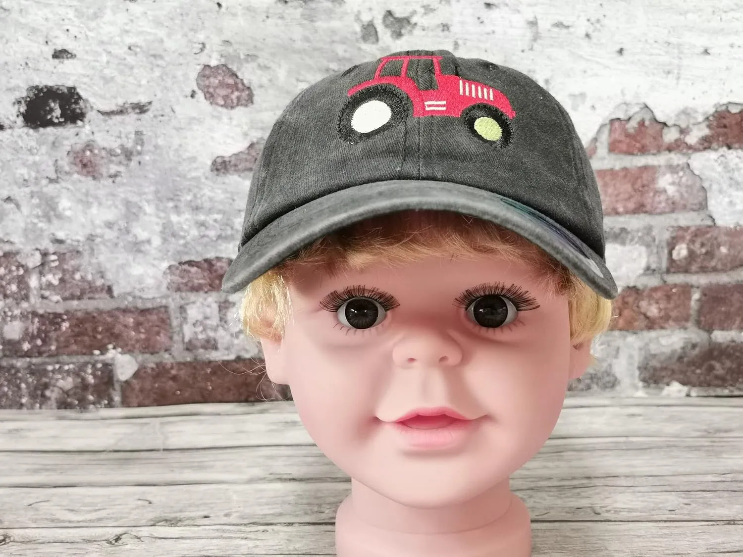 Hepandy Embroidered Farm Tractor Hats for Boys Girls