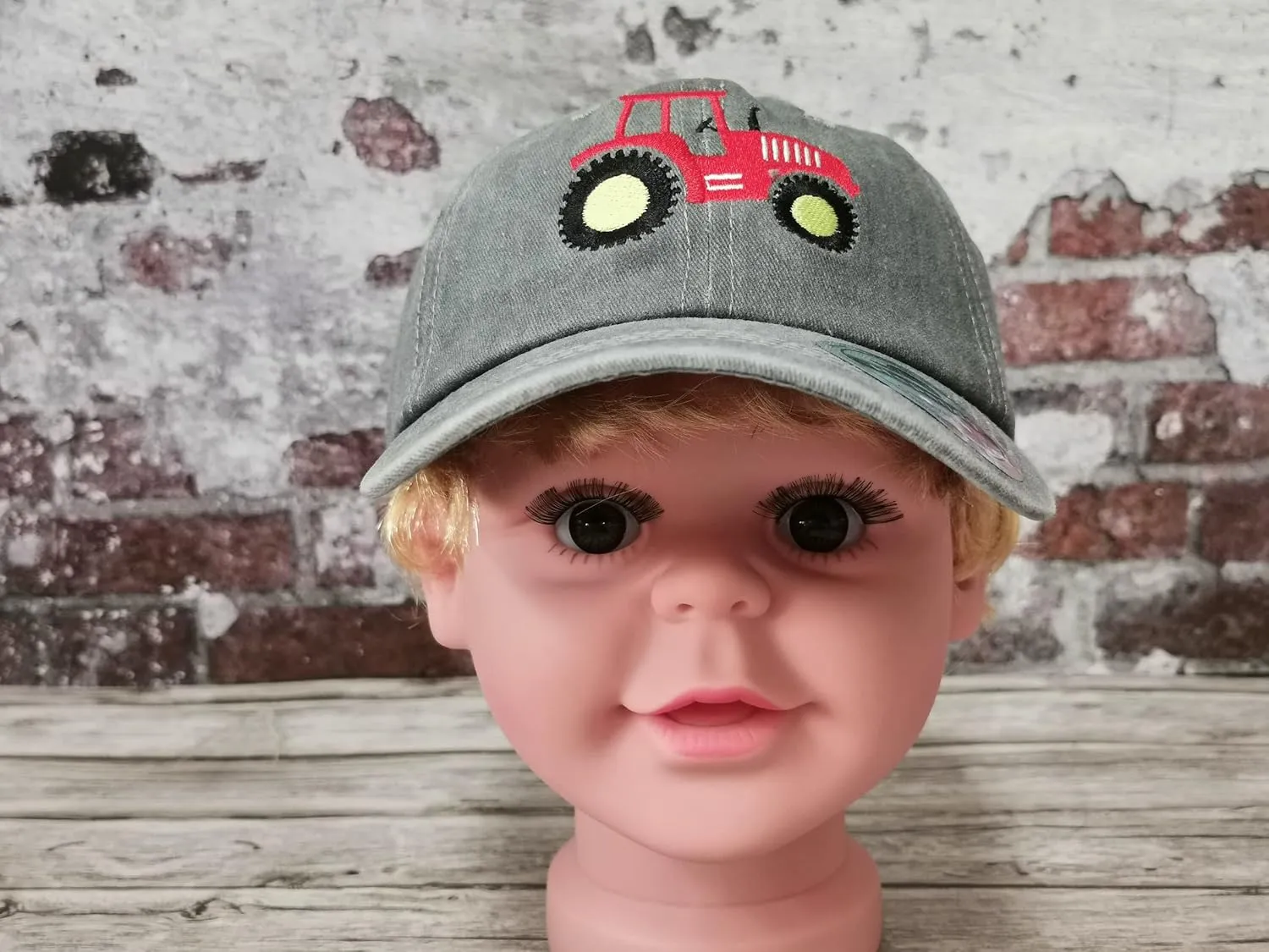 Hepandy Embroidered Farm Tractor Hats for Boys Girls