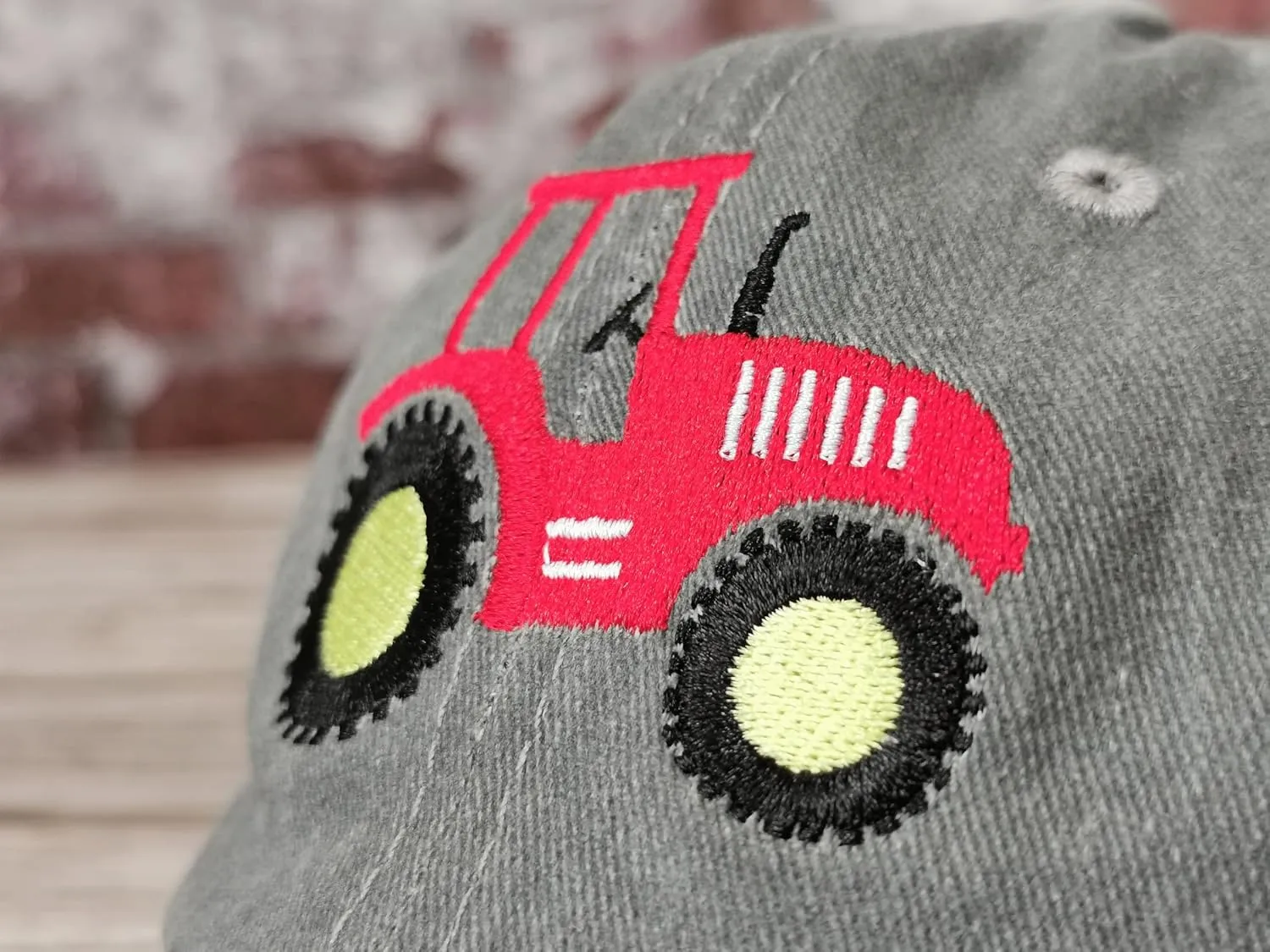 Hepandy Embroidered Farm Tractor Hats for Boys Girls