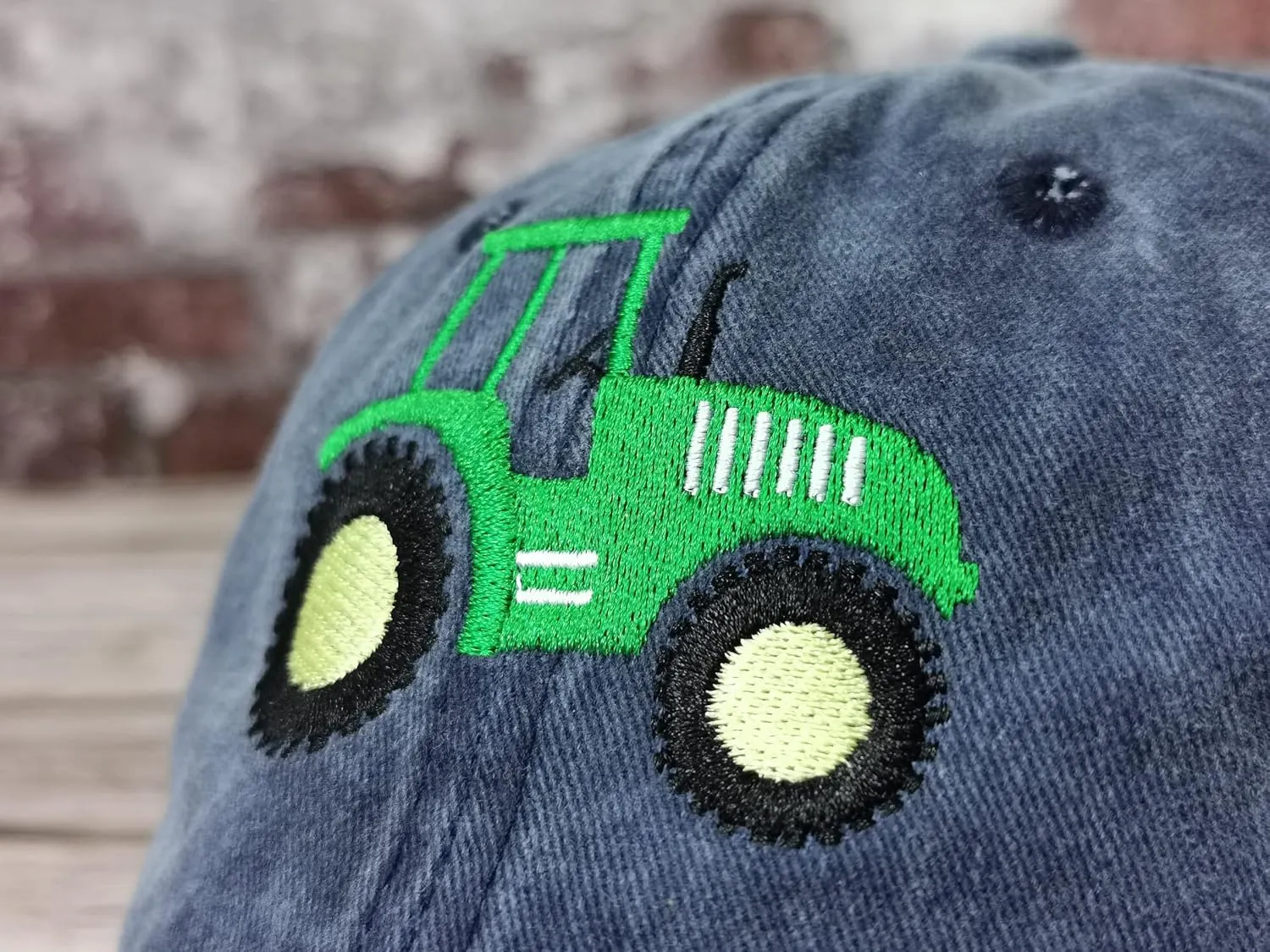 Hepandy Embroidered Farm Tractor Hats for Boys Girls
