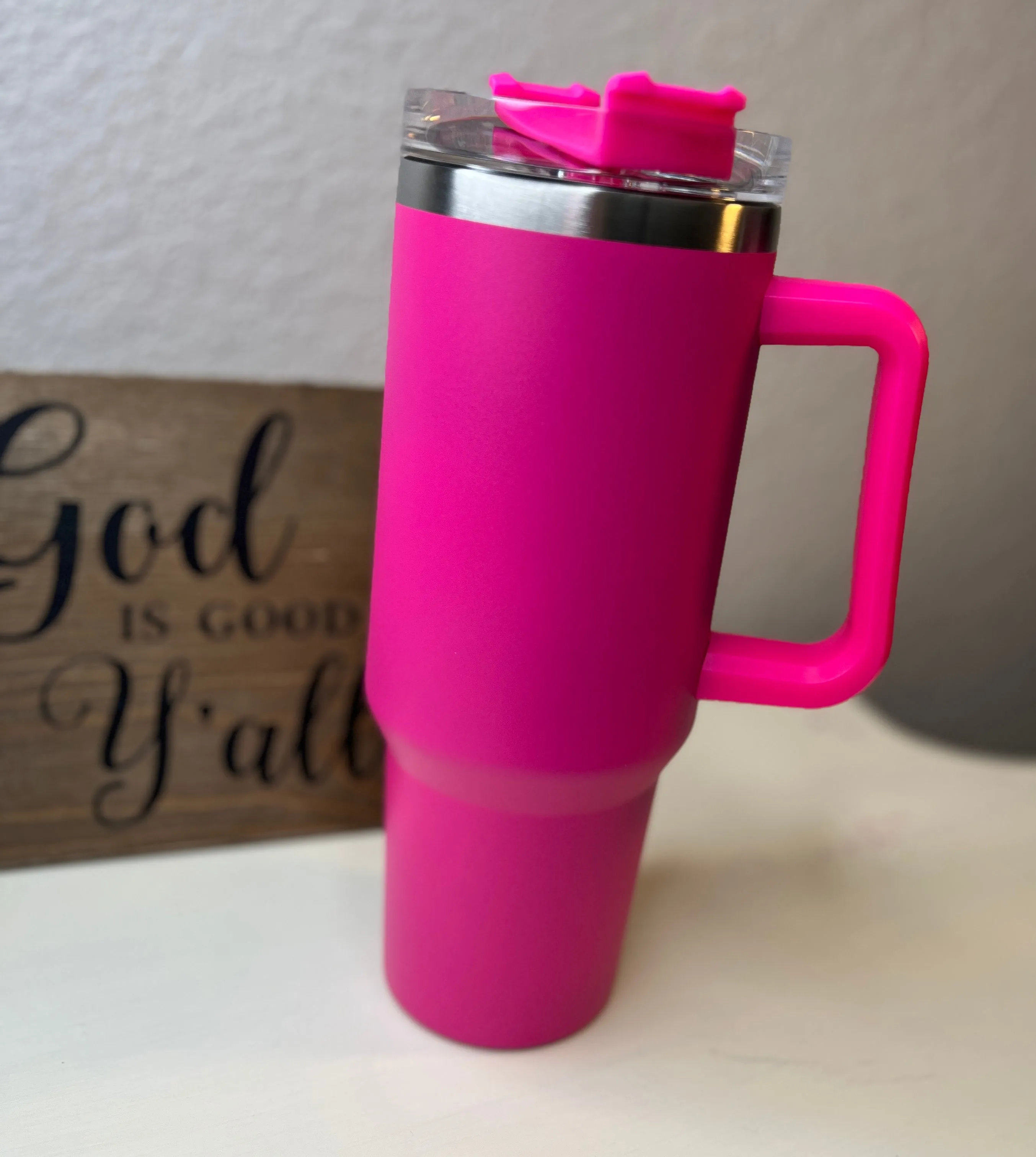 Hot Pink Tumbler!