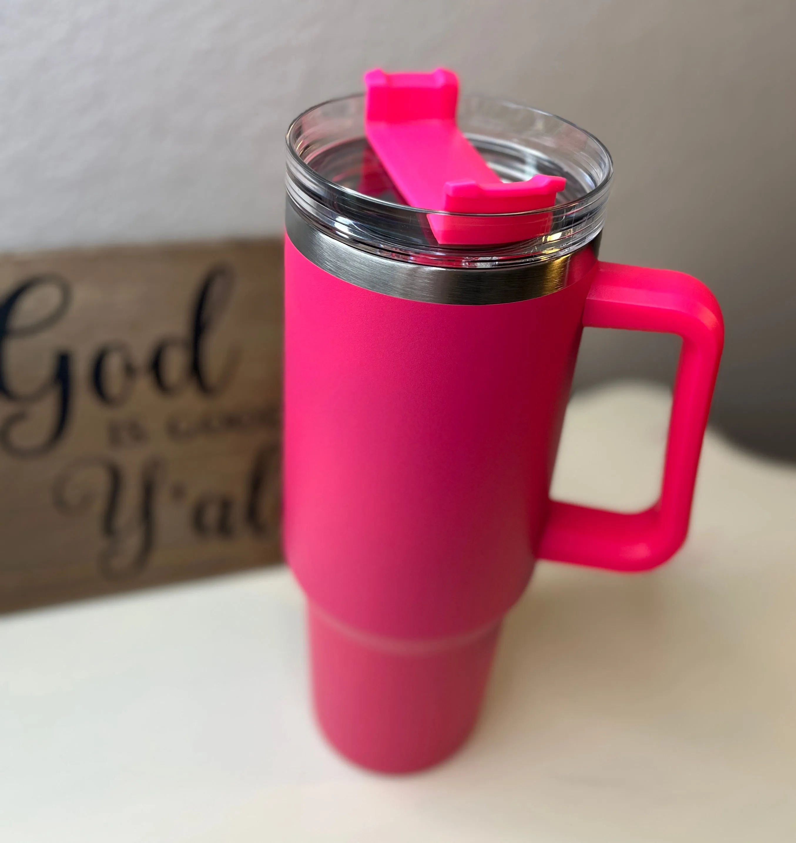 Hot Pink Tumbler!