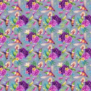 Hummingbird - Digital Cotton Print
