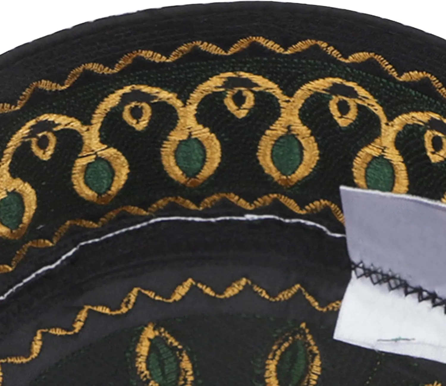 Islamic Men Prayer Kufi Hat Muslim Arabian Embroidered Skull Cap Arab Indian Religious Praying Cap Ramadan Eid Gift
