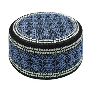 Islamic Men Prayer Kufi Hat Muslim Arabian Embroidered Skull Cap Arab Indian Religious Praying Cap Ramadan Eid Gift
