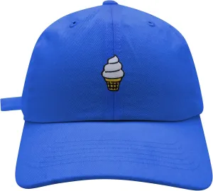 JPAK Ice Cream Cone Baseball Cap Embroidered Cotton Dad Hat - Cute