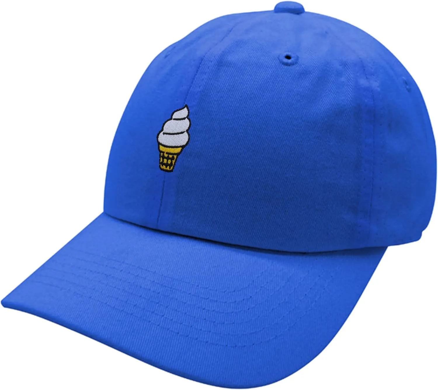 JPAK Ice Cream Cone Baseball Cap Embroidered Cotton Dad Hat - Cute