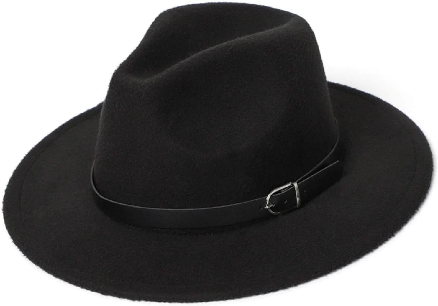 KJACR Womens Felt Hat Winter Hat Women Classic Autumn Jazz Streetwear Felt Hats for Men (Color : Wine, Size : 57cm Adult)