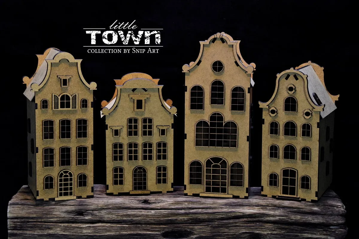 Little Town Tenement Houses {multiple styles}